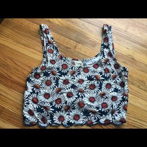 Daisies Crop Top